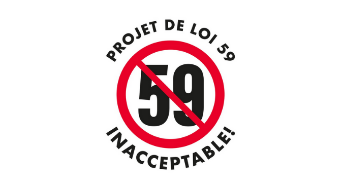 L’AQTIS 514 IATSE soutient la FTQ et le rejet du projet de Loi PL59